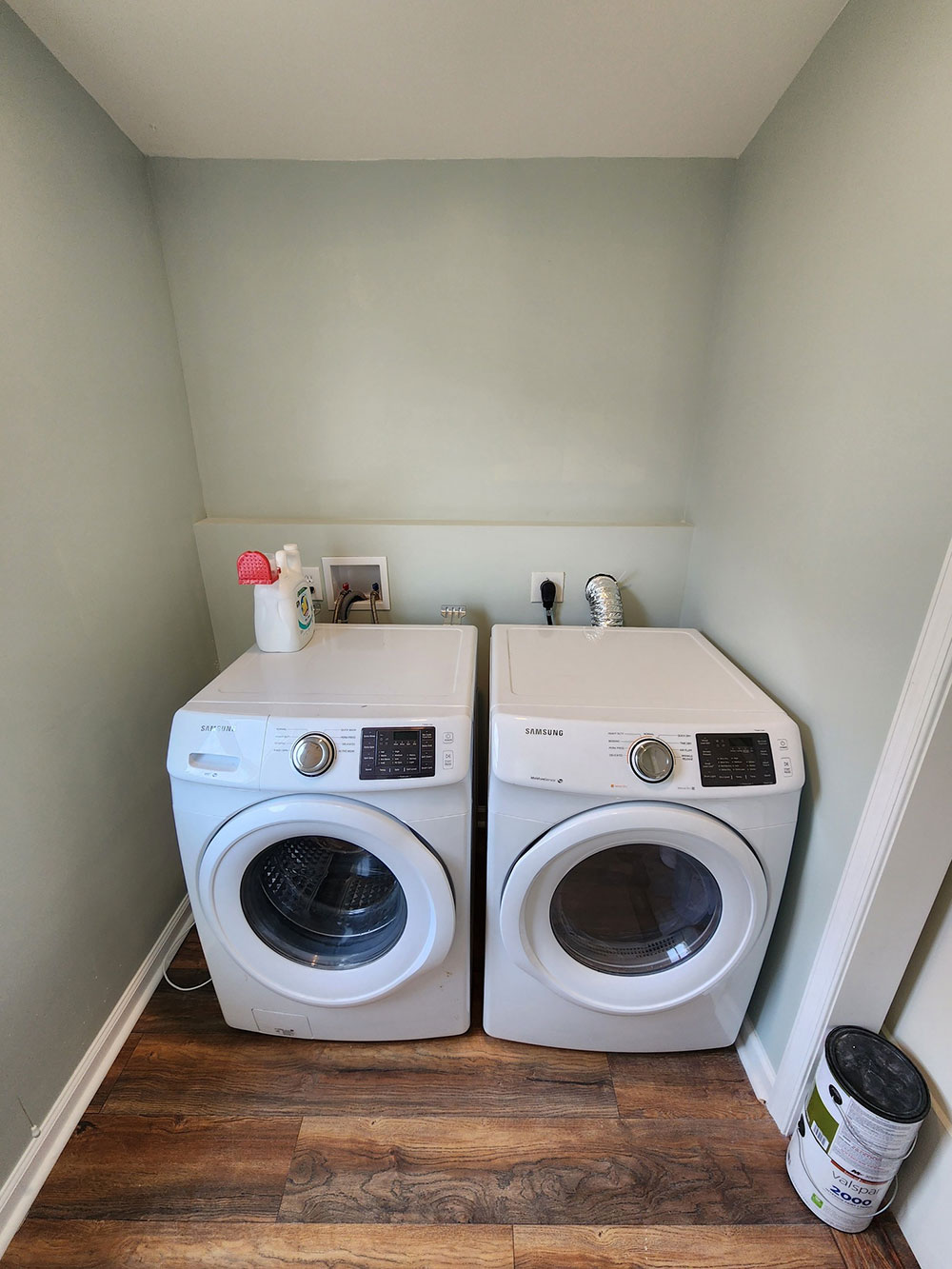 Washer and dryer installation